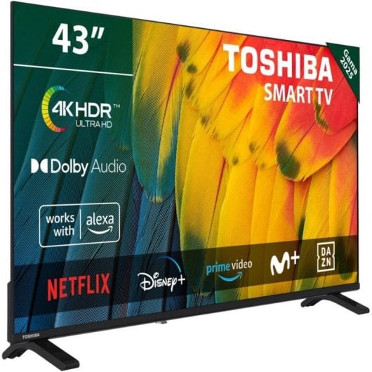 TV Toshiba DLED 43UV1563DG 43" 4K Ultra HD HDR Dolby Vision Smart TV VIDAA