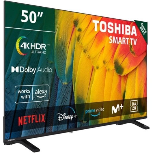 TV Toshiba DLED 50UV1563DG 50" 4K Ultra HD HDR Dolby Vision Smart TV Alexa
