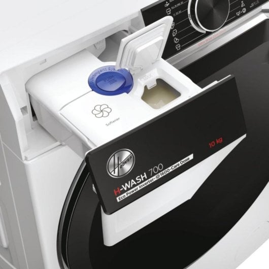 Lavadora Hoover H-WASH 700 H7WD 610MBC-S Carga Frontal 10 kg 1600 rpm Clase A Blanca WiFi Autodosificación