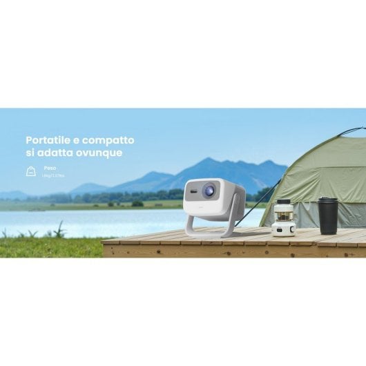 Projecteur JMGO N1S SE FullHD 600 Lumens 150" LED DLP Google TV Portable