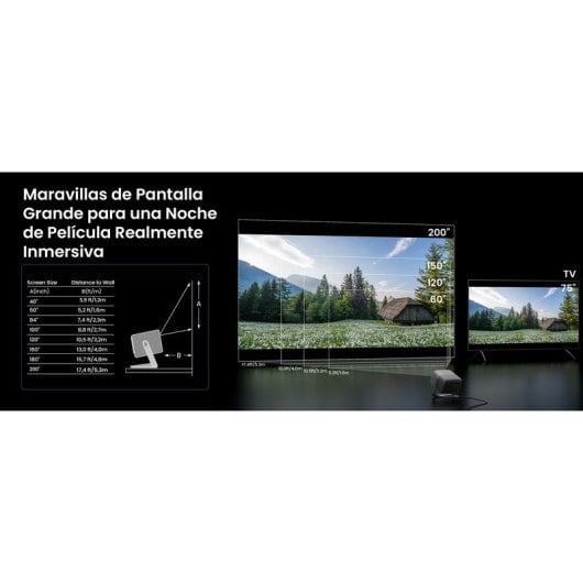 Projecteur JMGO N1S SE FullHD 600 Lumens 150" LED DLP Google TV Portable