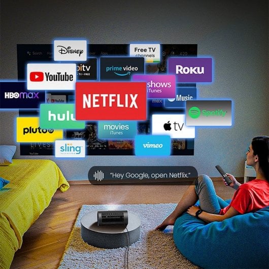 Projecteur JMGO PicoPlay+ WVGA 250 Lumens 150" LED DLP SmartTV Portable