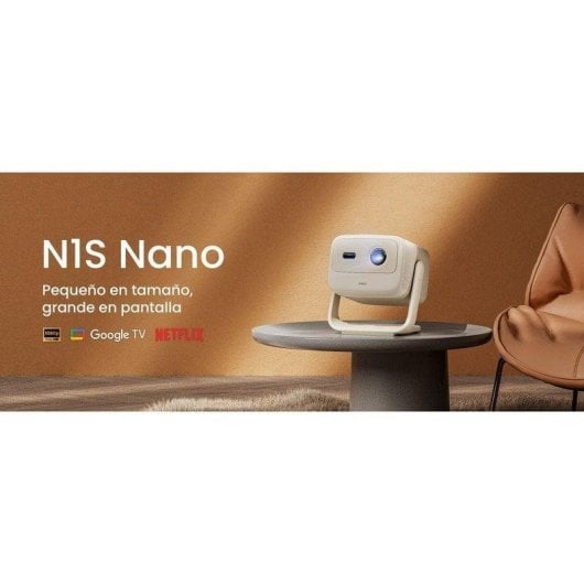 Projetor JMGO N1s FHD 1080p 460 Lúmenes 200" Laser DLP Google TV Portátil
