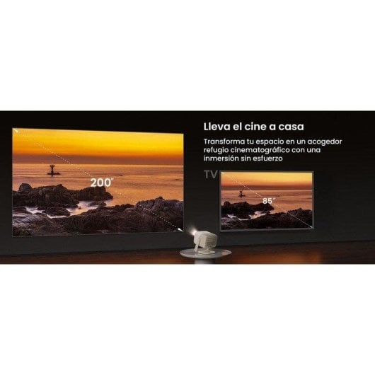 Projetor JMGO N1s FHD 1080p 460 Lúmenes 200" Laser DLP Google TV Portátil