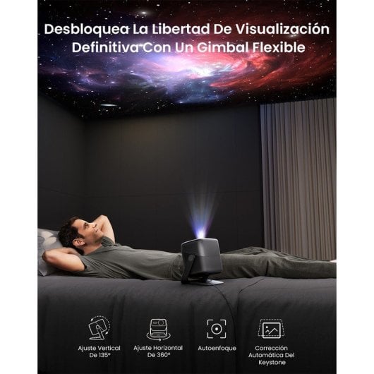 Projecteur JMGO N1S Ultimate 4K 3500 Lumens 4K UHD Laser DLP Google TV Portable