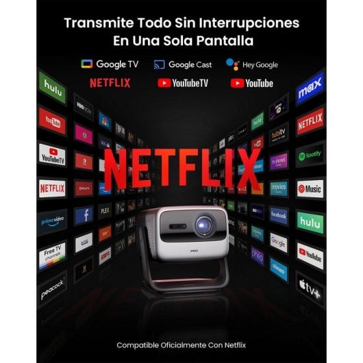 Projecteur JMGO N1S Ultimate 4K 3500 Lumens 4K UHD Laser DLP Google TV Portable