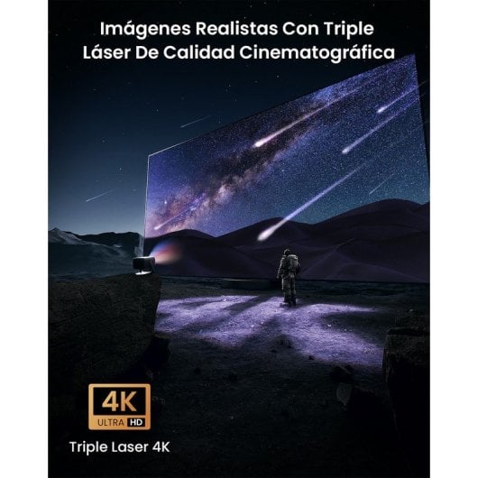 Projecteur JMGO N1S Ultimate 4K 3500 Lumens 4K UHD Laser DLP Google TV Portable