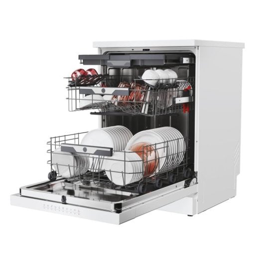 Lavavajillas Hoover H-DISH 700 HF 5B2S1PW 15 Cubiertos B Wi-Fi Tercera Bandeja y Secado Automático