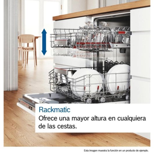 Lavavajillas Bosch Serie 4 SMS4HVI03E 14 Servicios Clase D Home Connect Rackmatic