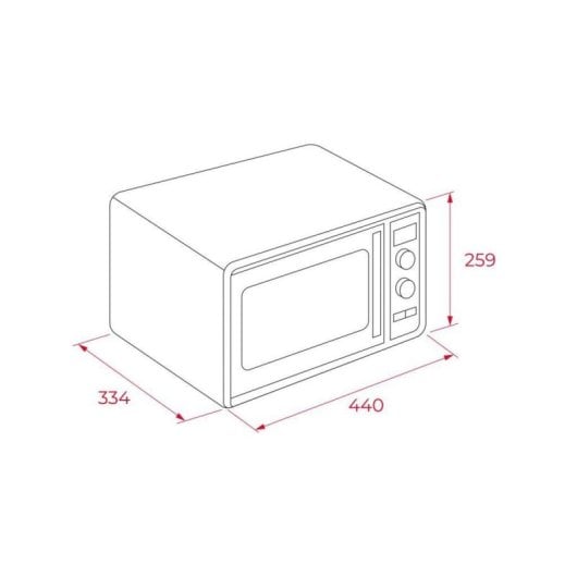 Microondas Teka MGE208WS 20 Litros 700W Grill Temporizador Descongelar Blanco