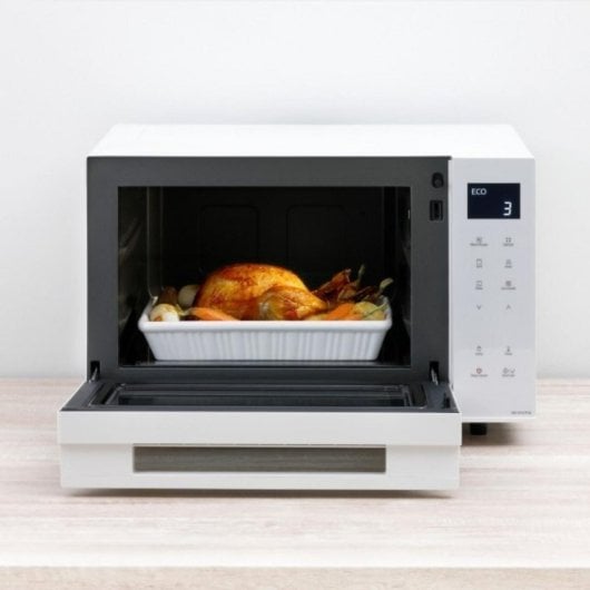 Microondas Panasonic DF37PW 23 Litros 1000W Grill Conveccion Motor Inverter