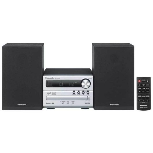 Microchaîne Panasonic SC-PM250EC-S 20W RMS Bluetooth USB FM CD