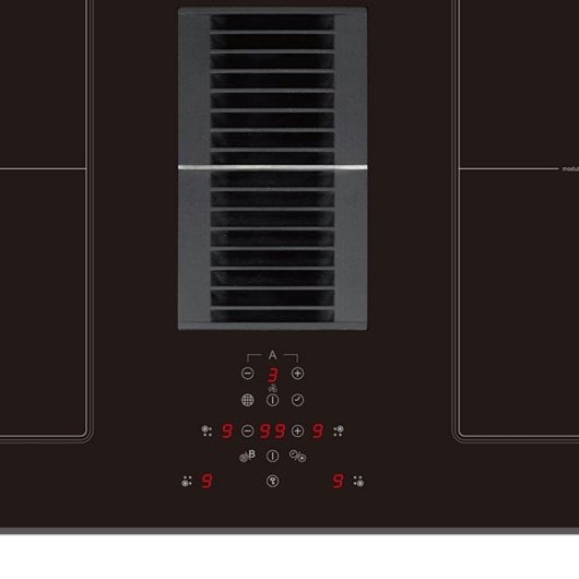 Placa de inducción CATA AS 750 77 cm Negra 4 zonas Flex Zone Extractor integrado