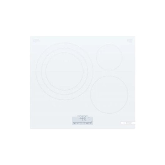 Placa de inducción Bosch PID612BB1E Blanco 3 zonas 60 cm TouchSelect integrada