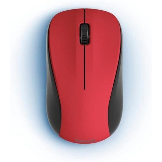 Ratón Hama MW-300 V2 Inalámbrico 1200 DPI Negro Rojo Clic Silencioso