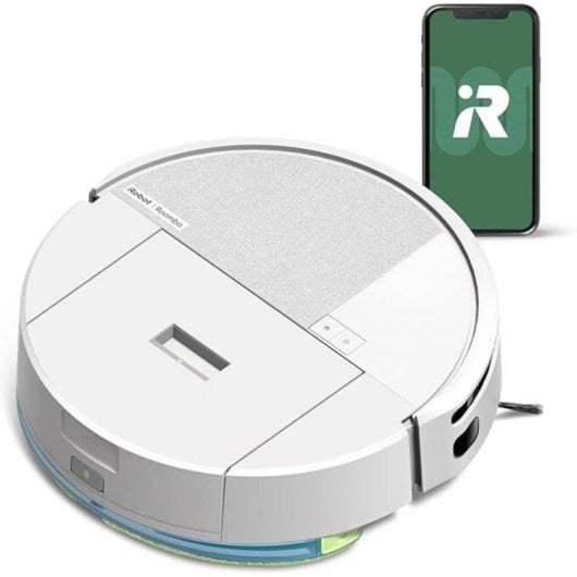 Robot Aspirador y Fregasuelos Roomba 205 Combo Navegación LiDAR Control por Voz Blanco