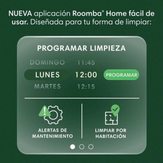 Robot Aspirador y Fregasuelos Roomba 205 Combo Navegación LiDAR Control por Voz Blanco
