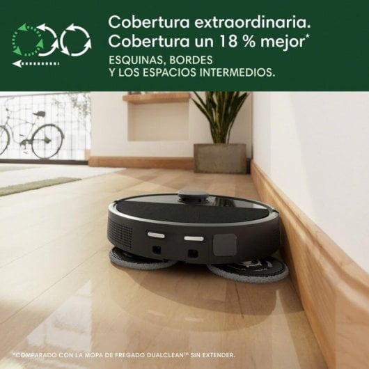 Robot Aspirador y Fregasuelos iRobot Roomba 505 Combo con Autovaciado Navegación LiDAR con IA