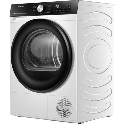 Secadora de condensación Hisense DH3S902BW3 9 kg Clase C Wi-Fi bomba de calor