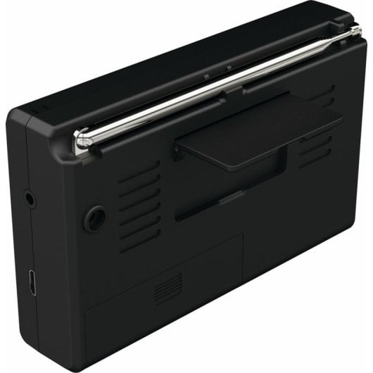 Radio portátil TechniSat TRAVELRADIO 300 DAB+ FM LCD 30 presintonías USB negro