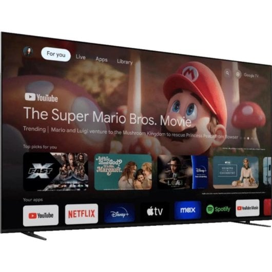 TV Sony Mini LED BRAVIA 7 K85XR70 85" 4K Smart TV HDR10 Dolby Vision