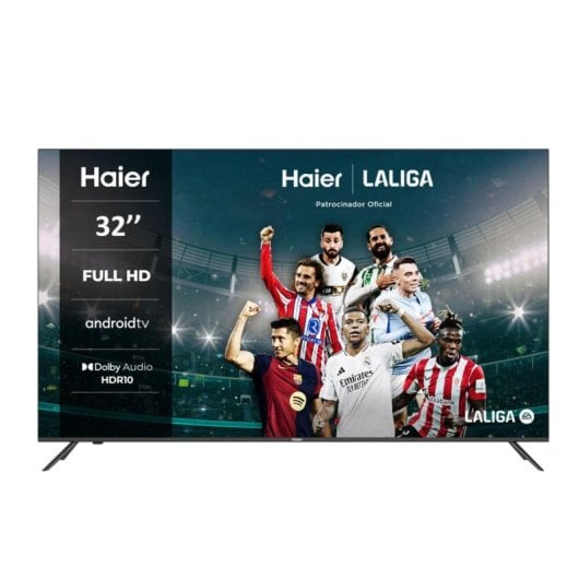 TV Haier LED H32K702FG 32" Full HD Android TV HDR10 Bluetooth 5.1 Smart TV