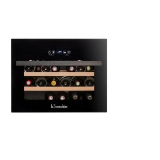 Vinoteca Integrable Negro 28 Botellas Control Electrónico LED Anti-UV Display