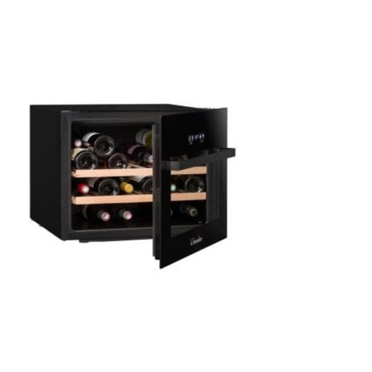 Vinoteca Integrable Negro 28 Botellas Control Electrónico LED Anti-UV Display