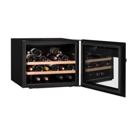 Vinoteca Integrable Negro 28 Botellas Control Electrónico LED Anti-UV Display
