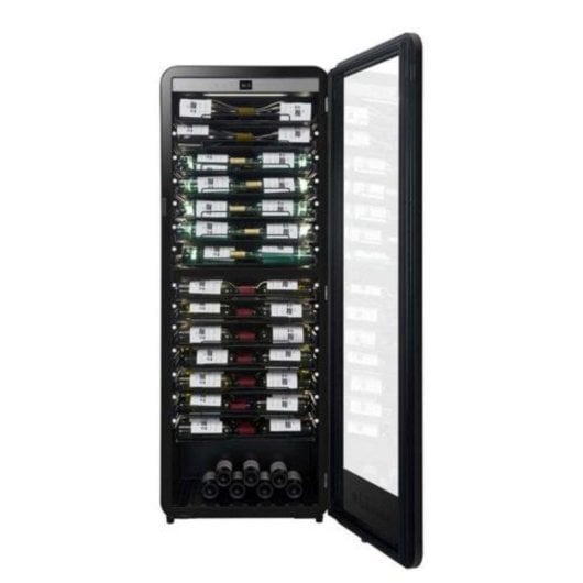 Cave à vin La Sommelière APOGEE185DZPRO 184 bouteilles double zone LED Wi-Fi Noir