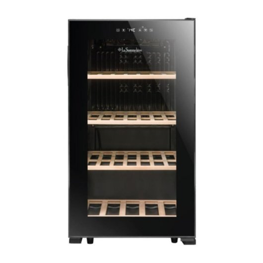 Cave à vin La Sommelière LS52BLACK 52 bouteilles 1 zone Freestanding Noir LED