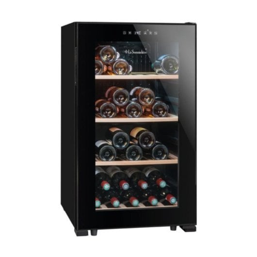 Cave à vin La Sommelière LS52BLACK 52 bouteilles 1 zone Freestanding Noir LED