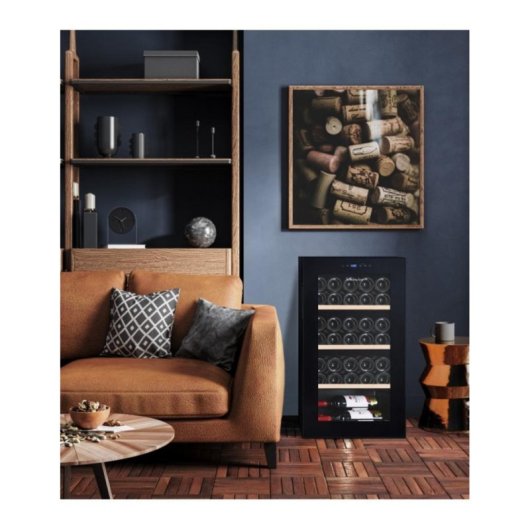 Cave à vin La Sommelière LS36BLACK 36 bouteilles LED Compresseur Noir