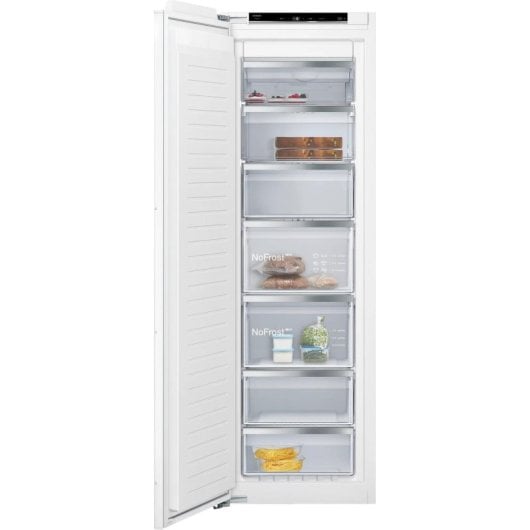 Congelador Siemens iQ500 GI81NACE0 212L NoFrost Integrável Classe E 35dB Branco