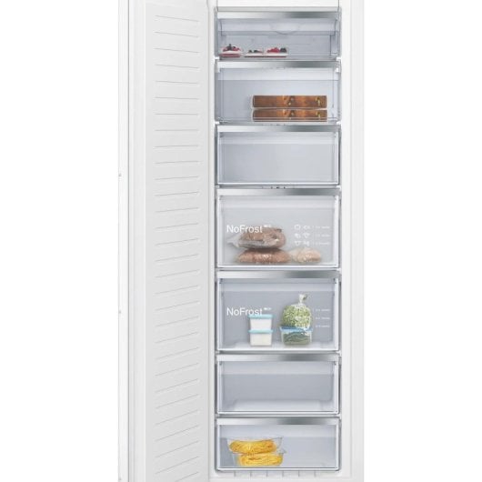Congelador Siemens iQ500 GI81NACE0 212L NoFrost Integrável Classe E 35dB Branco