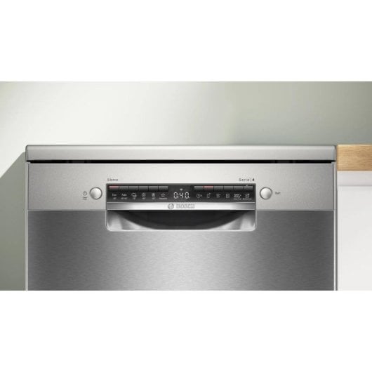 Lavavajillas Bosch Serie 4 SMS4HKI07E 13 Cubiertos Clase D Acero Inoxidable con Home Connect y Extra Secado