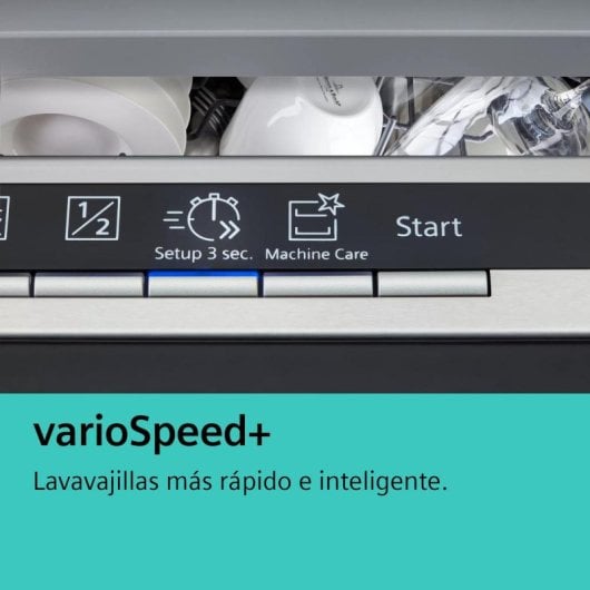 Lavavajillas Siemens iQ700 SN97TX02CE 14 servicios clase A con Home Connect y Zeolitas