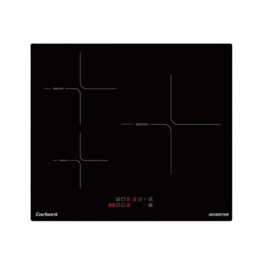 Placa Corberó CCIM3362 Indução 3 Zonas 60 cm Vidro Preto Integrada Booster