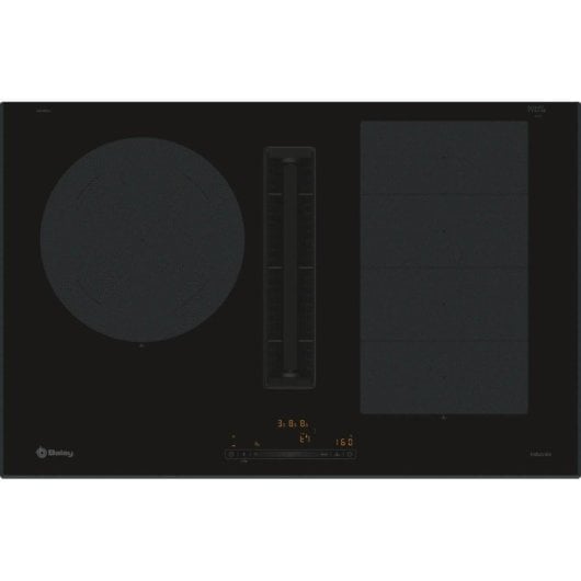 Placa de inducción Balay 3EBC989LH FlexInducción 80 cm Negra con Campana Integrada