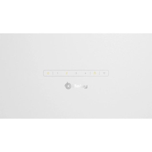 Campagne extractrice Balay 3BC587GBH Extraction mixte 79 cm verre blanc extra silencieux
