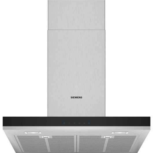 Campana extractora Siemens iQ300 LC67BHM50 Canalizado 60 cm con touch control e inox
