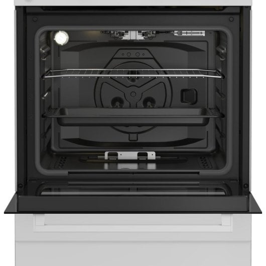 Cocina independiente Beko FBG62000WL 4 zonas gas horno eléctrico 64L blanca