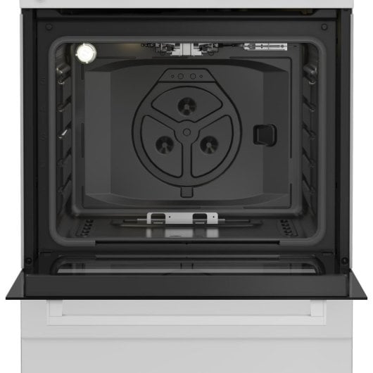Cocina independiente Beko FBG62000WL 4 zonas gas horno eléctrico 64L blanca