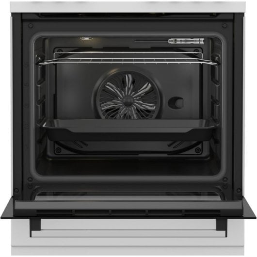 Cocina Beko FBE62120WD Mixta 4 fuegos gas, horno eléctrico 66L A Blanca