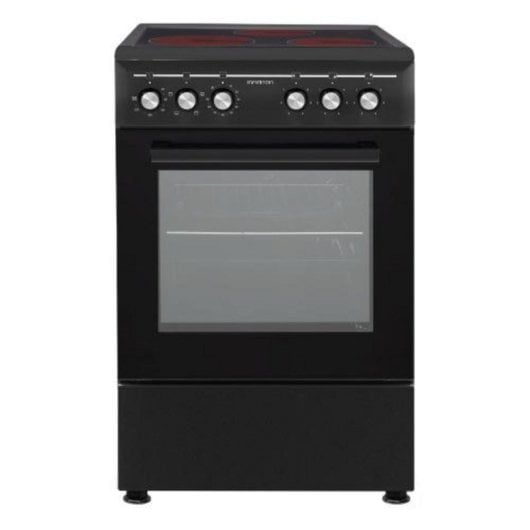 Cocina vitrocerámica Negra 3 zonas horno eléctrico potencia 5915 W 43 L
