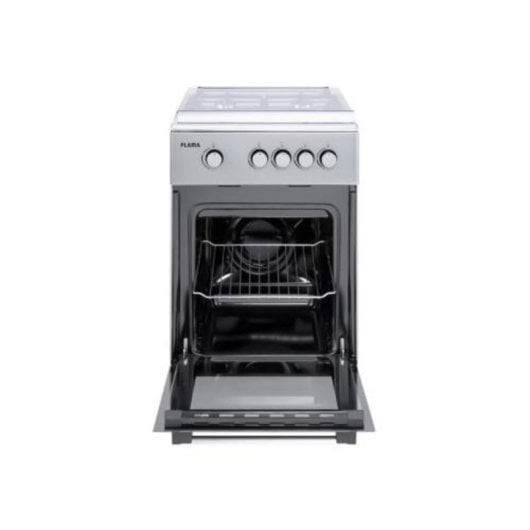 Cocina gas con horno Sauber CSG6040X 4 zonas, 9050 W, Inoxidable, 60 cm