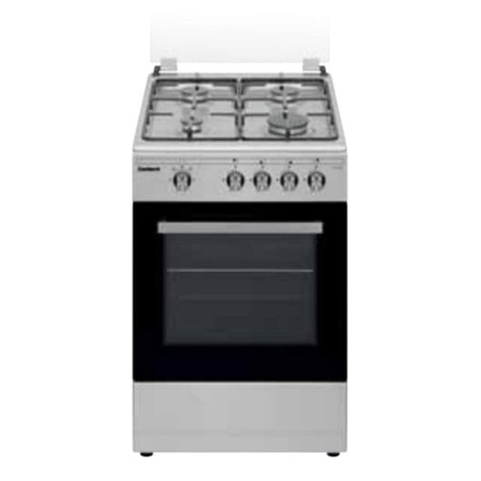 Cocina Corberó CCSF45020BX gas butano 4 fuegos horno 43L inox