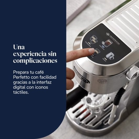 Cafetera Espresso De'Longhi Dedica Duo EC890.M 1,1 L 15 bars avec mousseur à lait