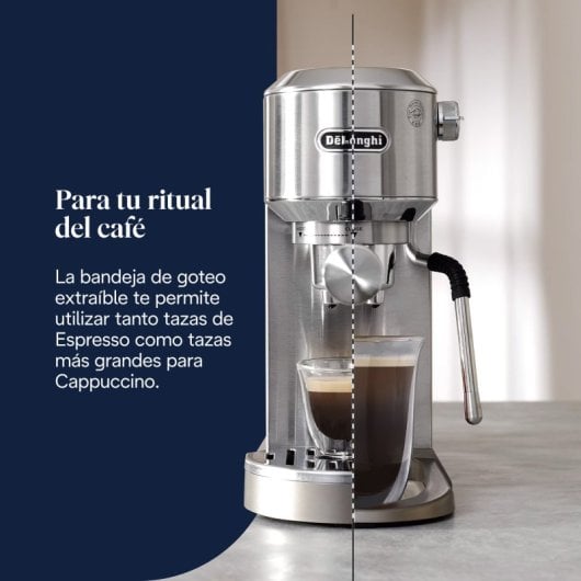 Cafetera Espresso De'Longhi Dedica Duo EC890.M 1,1 L 15 bars avec mousseur à lait
