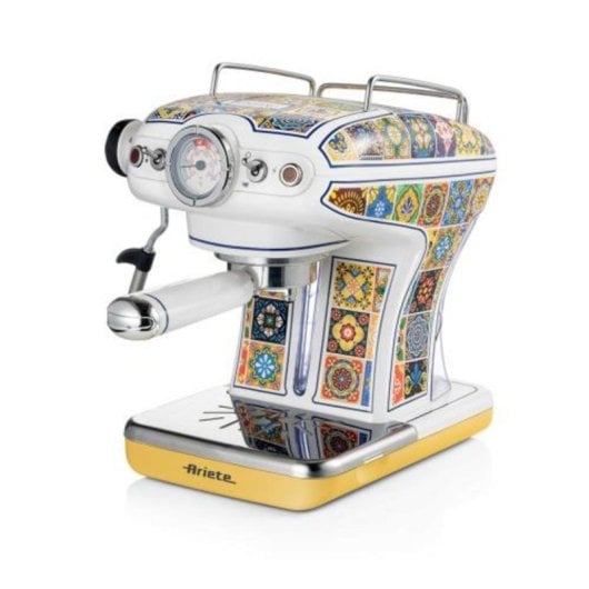 Cafetera Manuelle Ariete 1389/1P 0,9 L 15 bars avec mousseur à lait et arrêt auto